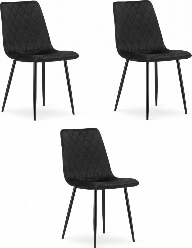 Leobert TURIN chair - black velvet