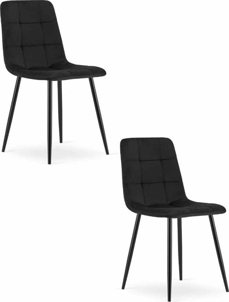 Leobert KARA chair - black velvet