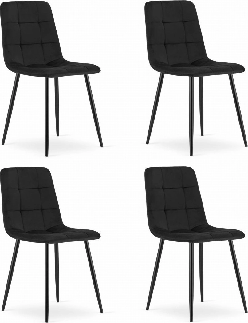 Leobert KARA chair - black velvet