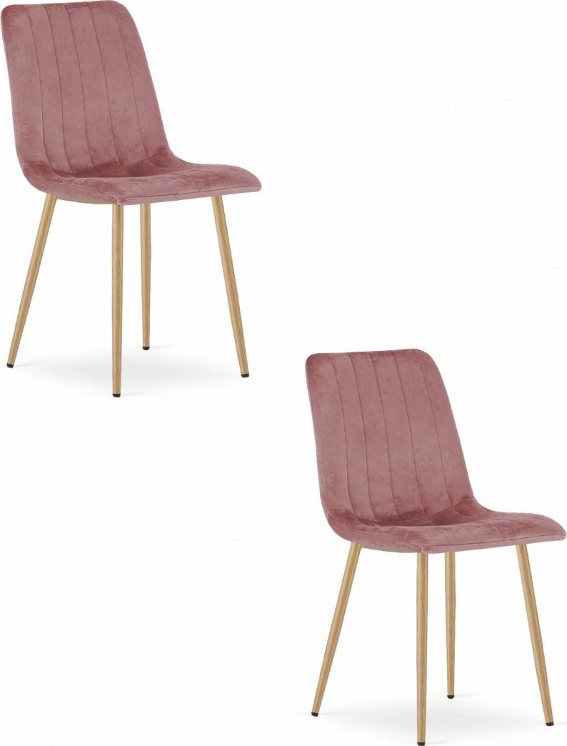 Leobert LAVA chair - pink velvet