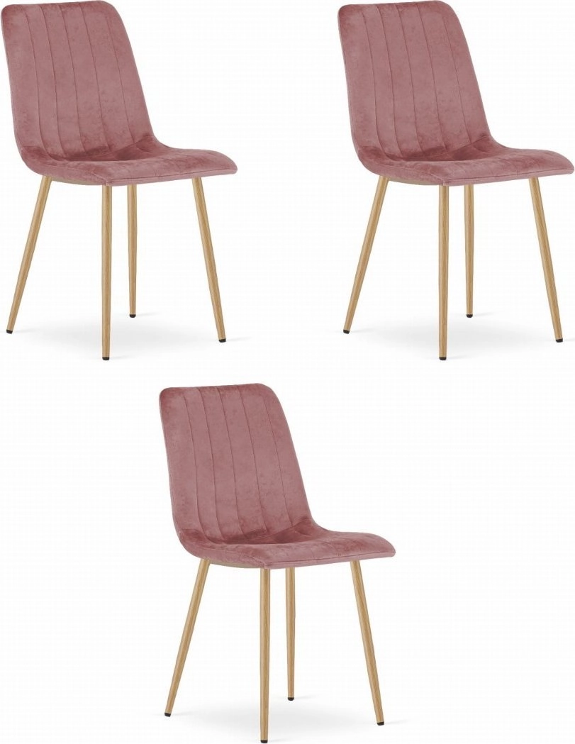 Leobert LAVA chair - pink velvet