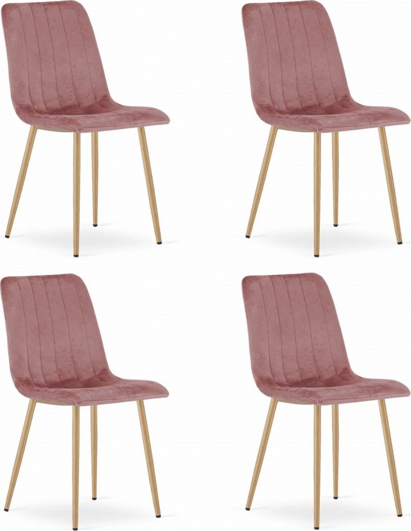 Leobert LAVA chair - pink velvet