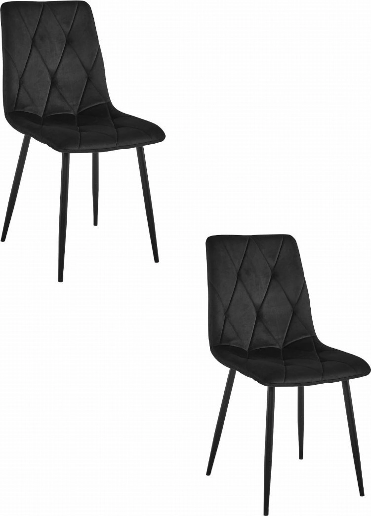 Leobert LIBRA chair - black velvet