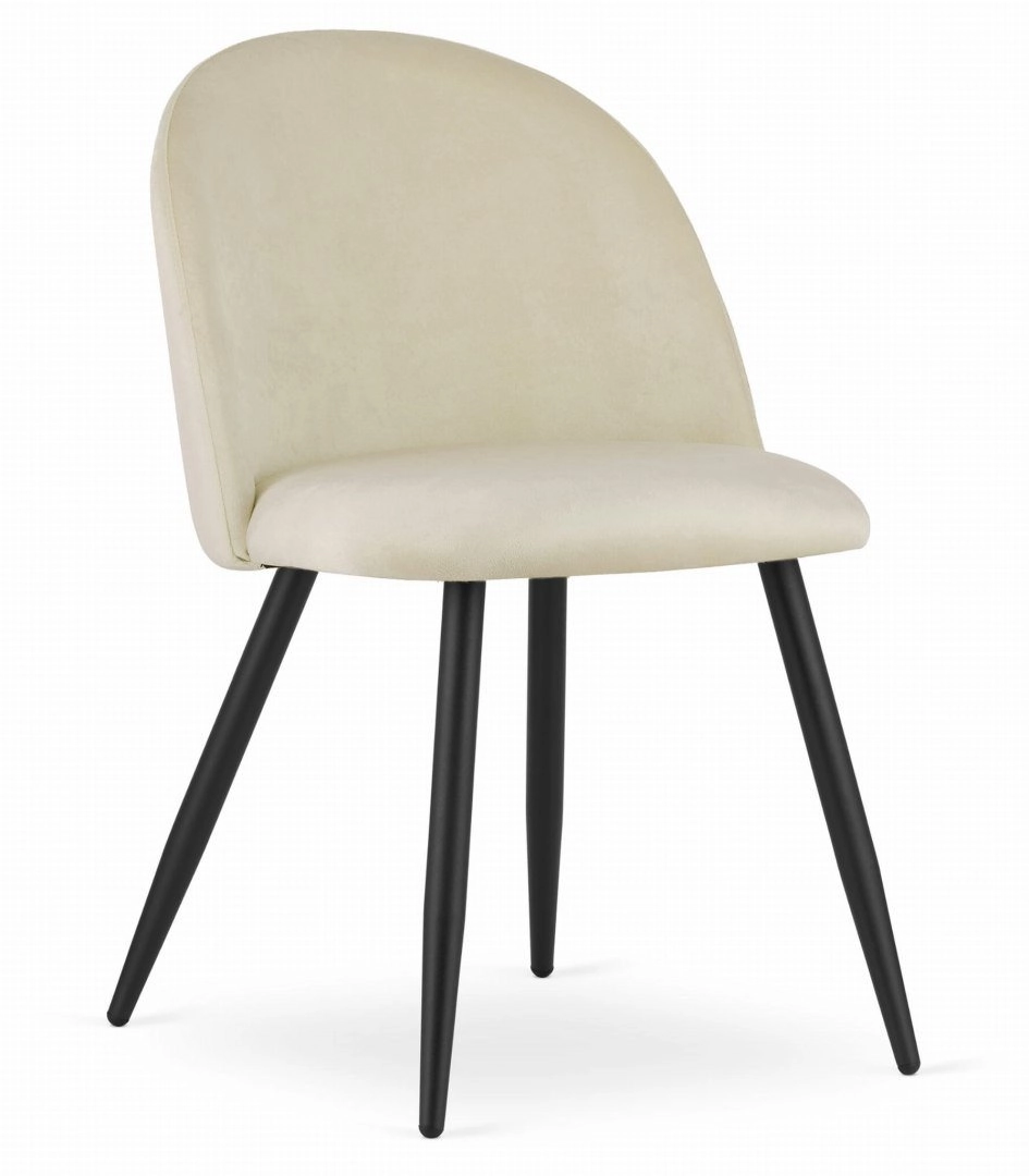 BELLO chair - beige velvet /
