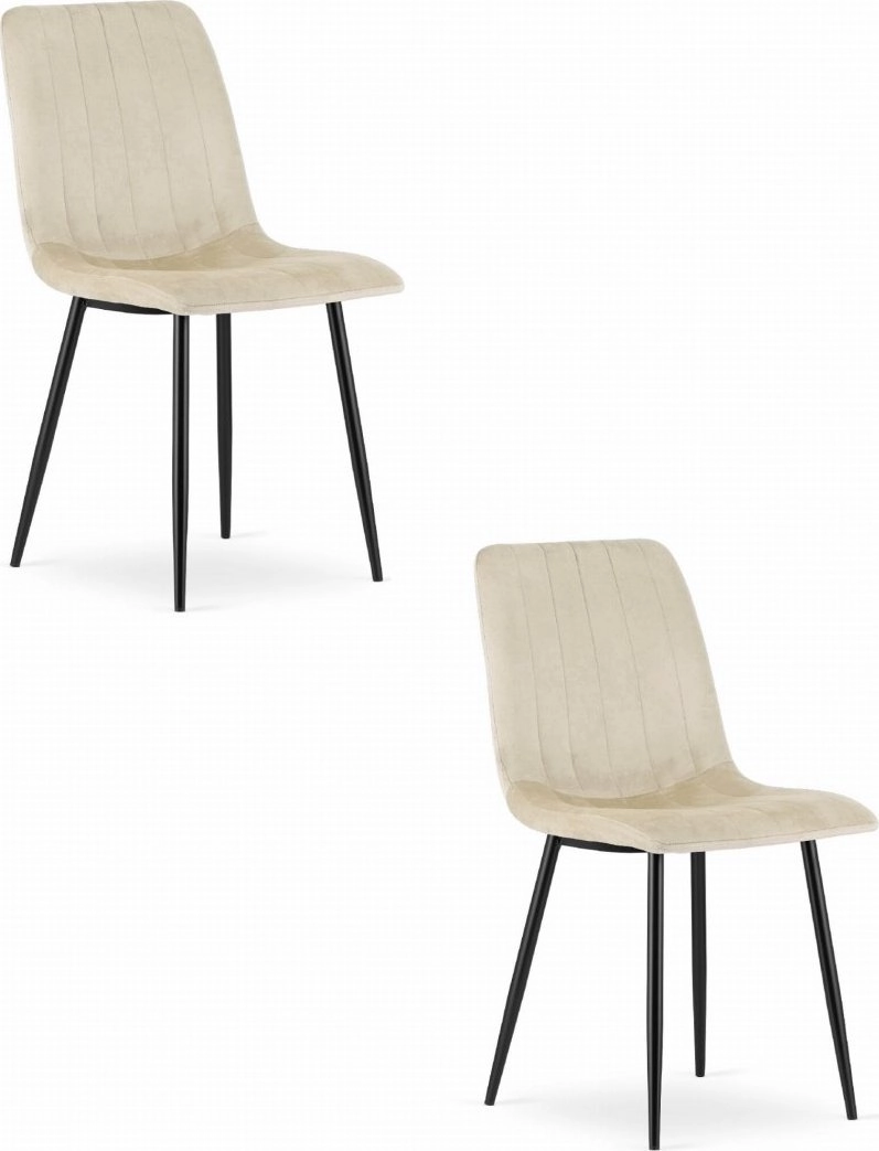 Leobert LAVA chair - beige velvet