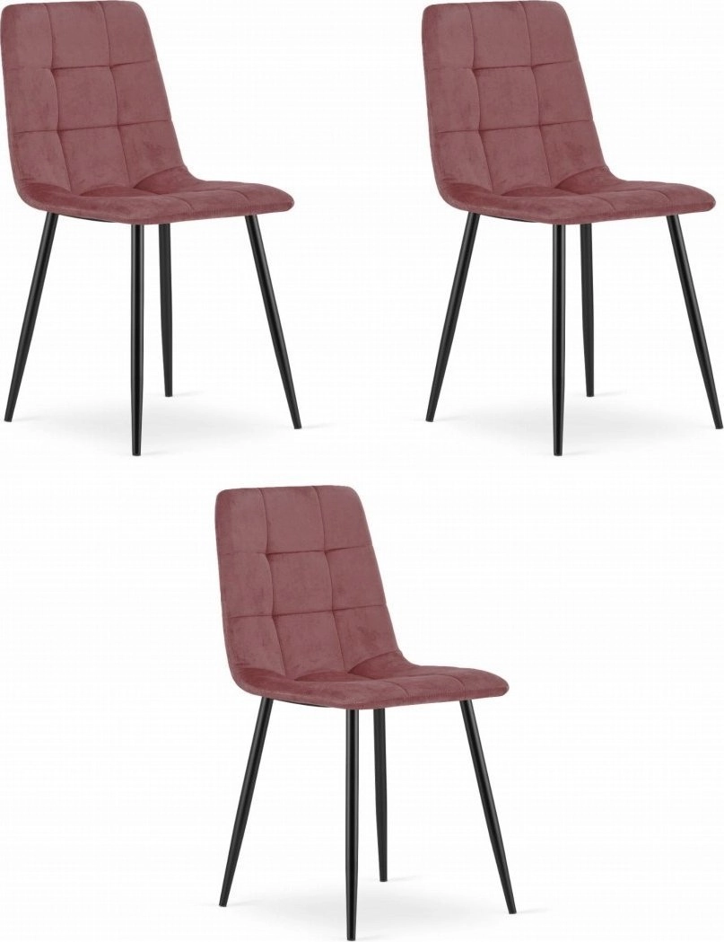 Leobert Chair KARA - pink velvet