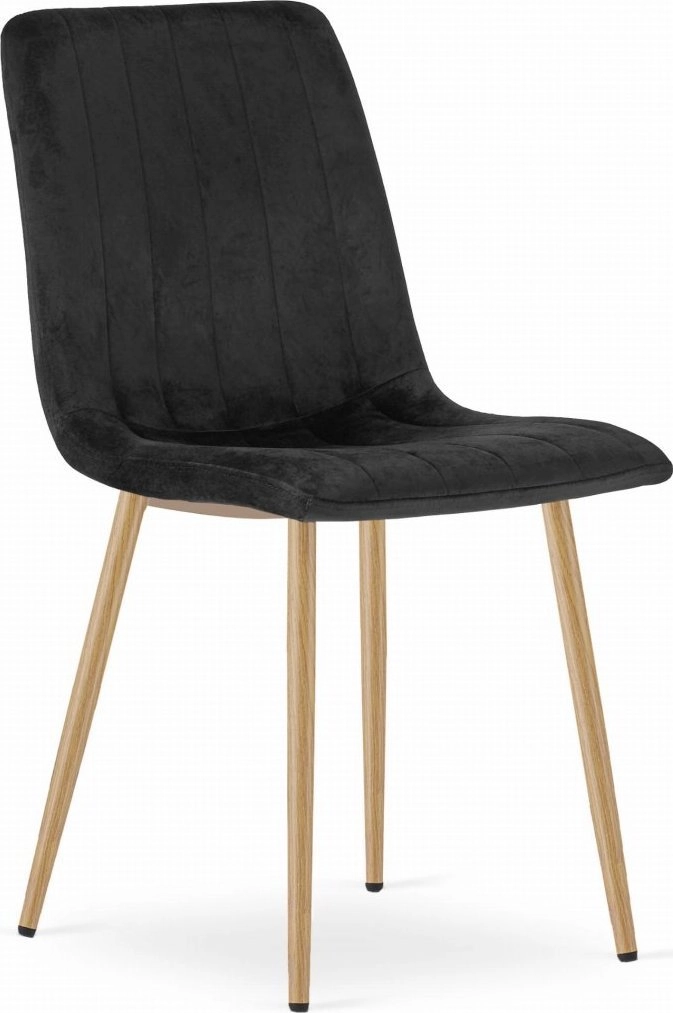 Leobert LAVA chair - black velvet