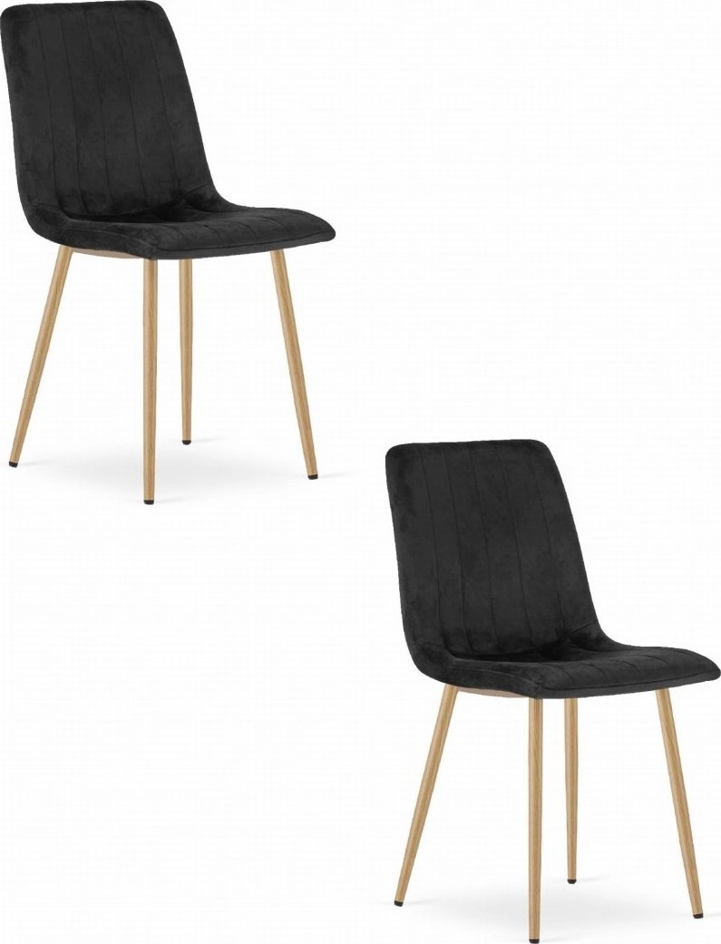Leobert LAVA chair - black velvet