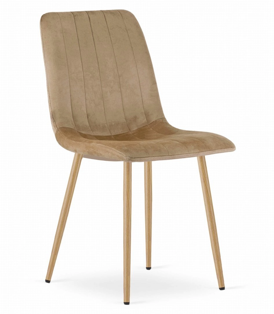 Leobert LAVA chair - brown velvet