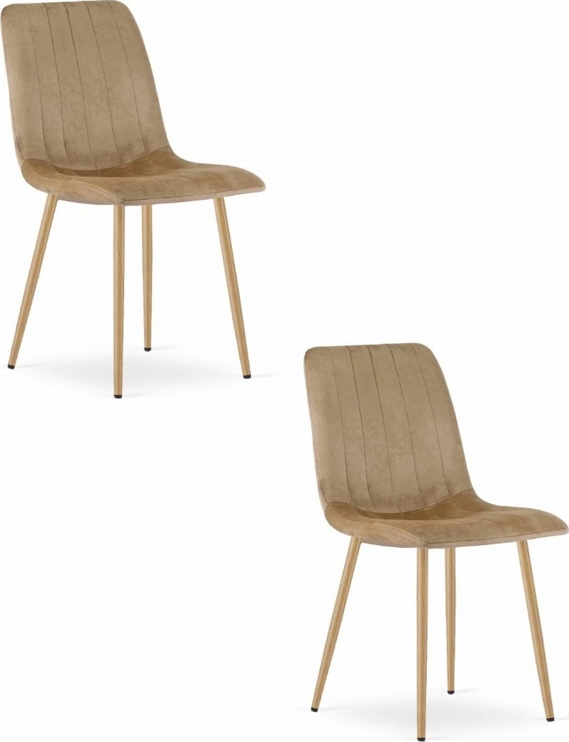 Leobert LAVA chair - brown velvet