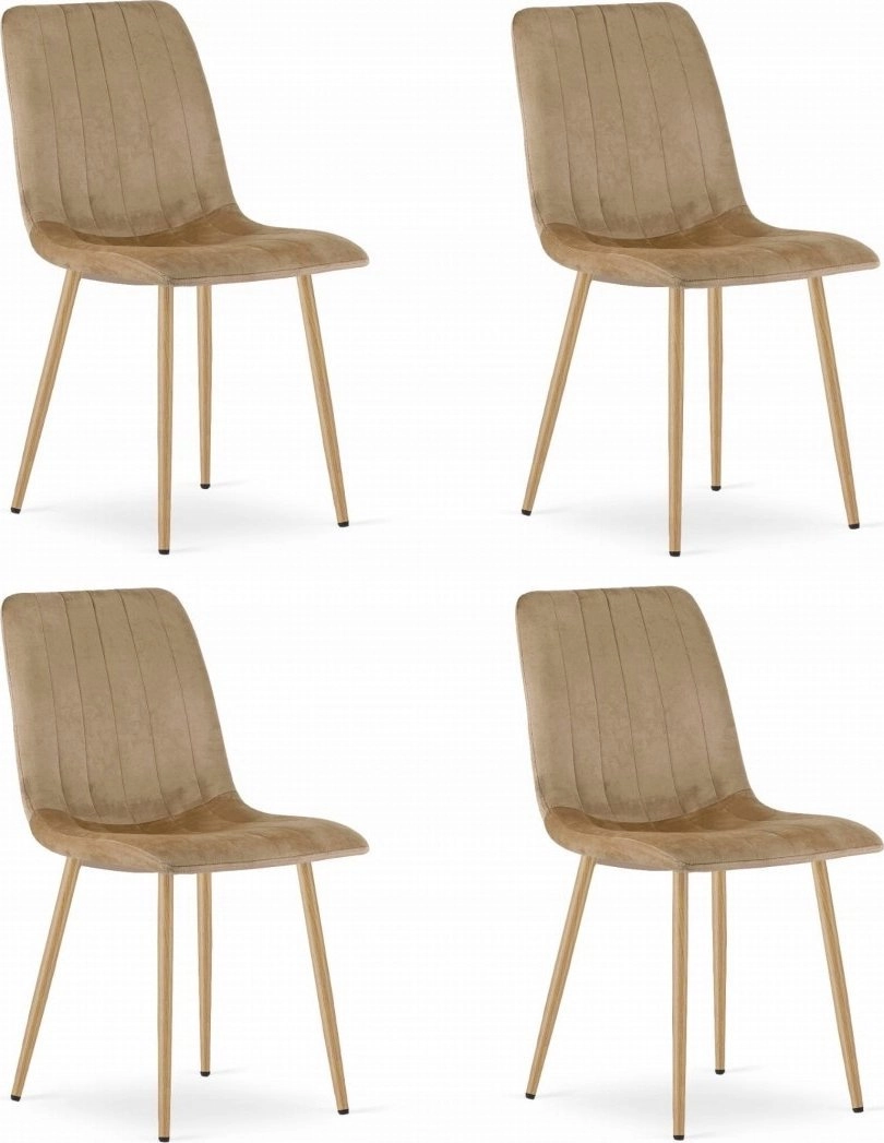 Leobert LAVA chair - brown velvet