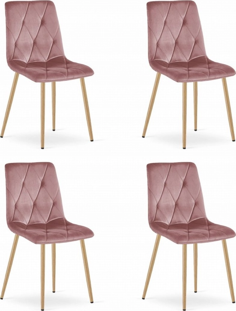 Leobert LIBRA chair - pink velvet