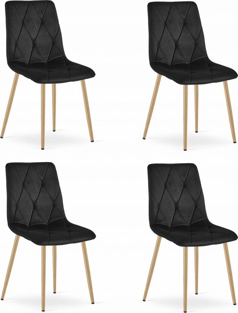 Leobert LIBRA chair - black velvet
