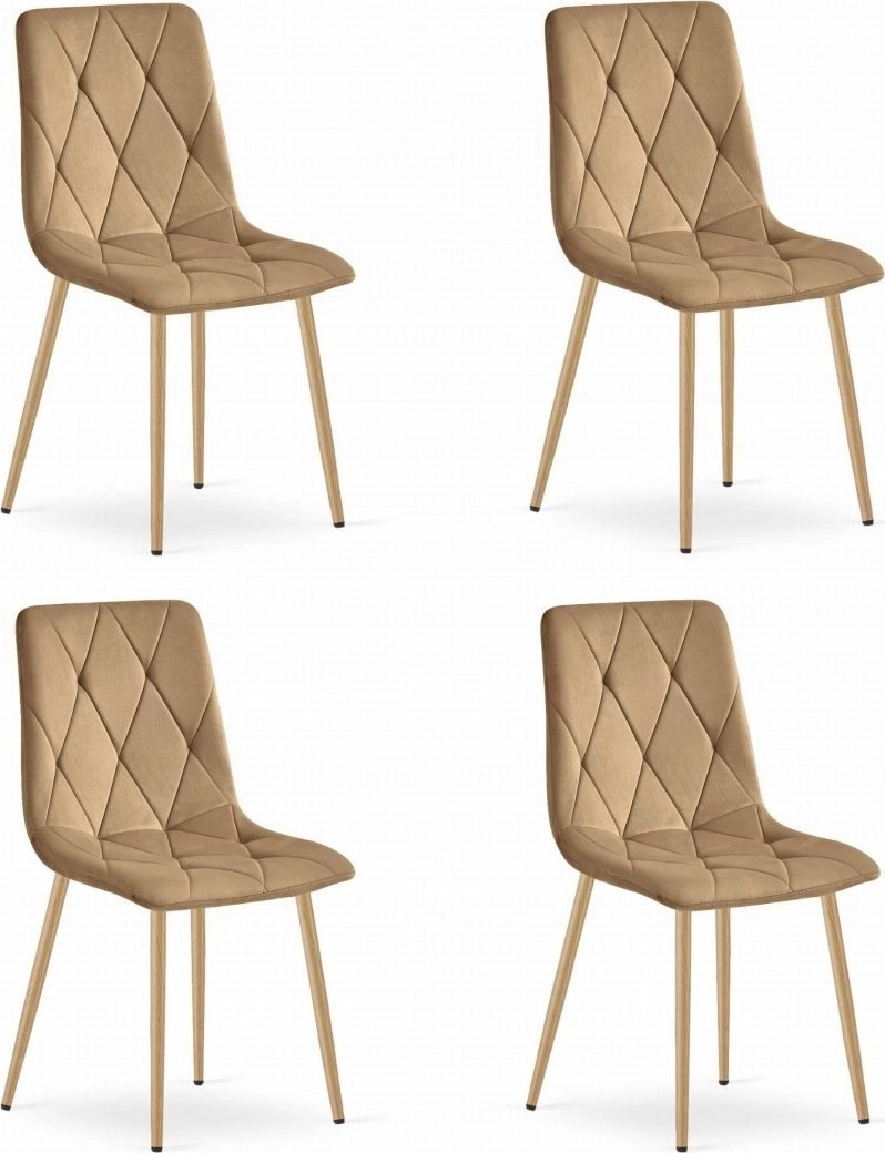 Leobert LIBRA chair - brown velvet