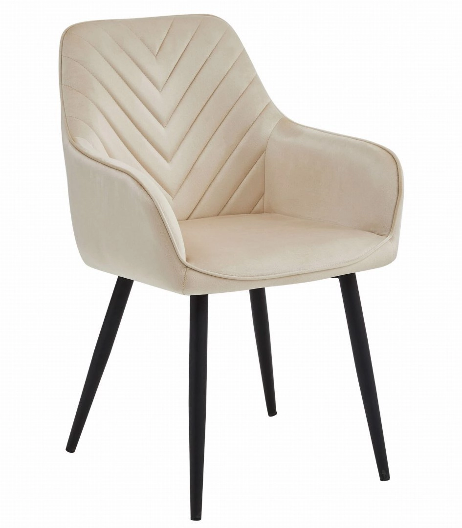 NANA chair - beige velvet /