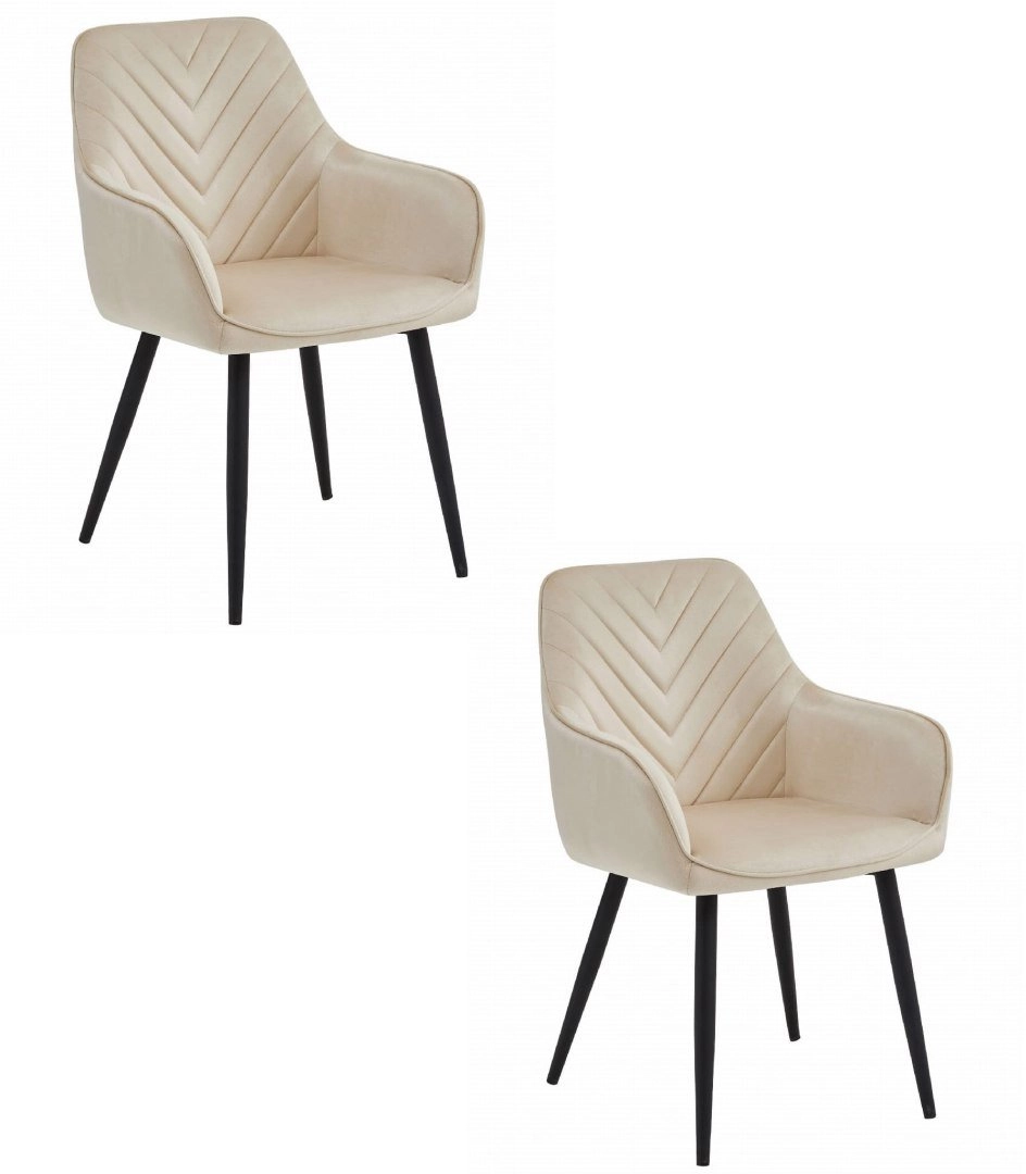NANA chair - beige velvet /
