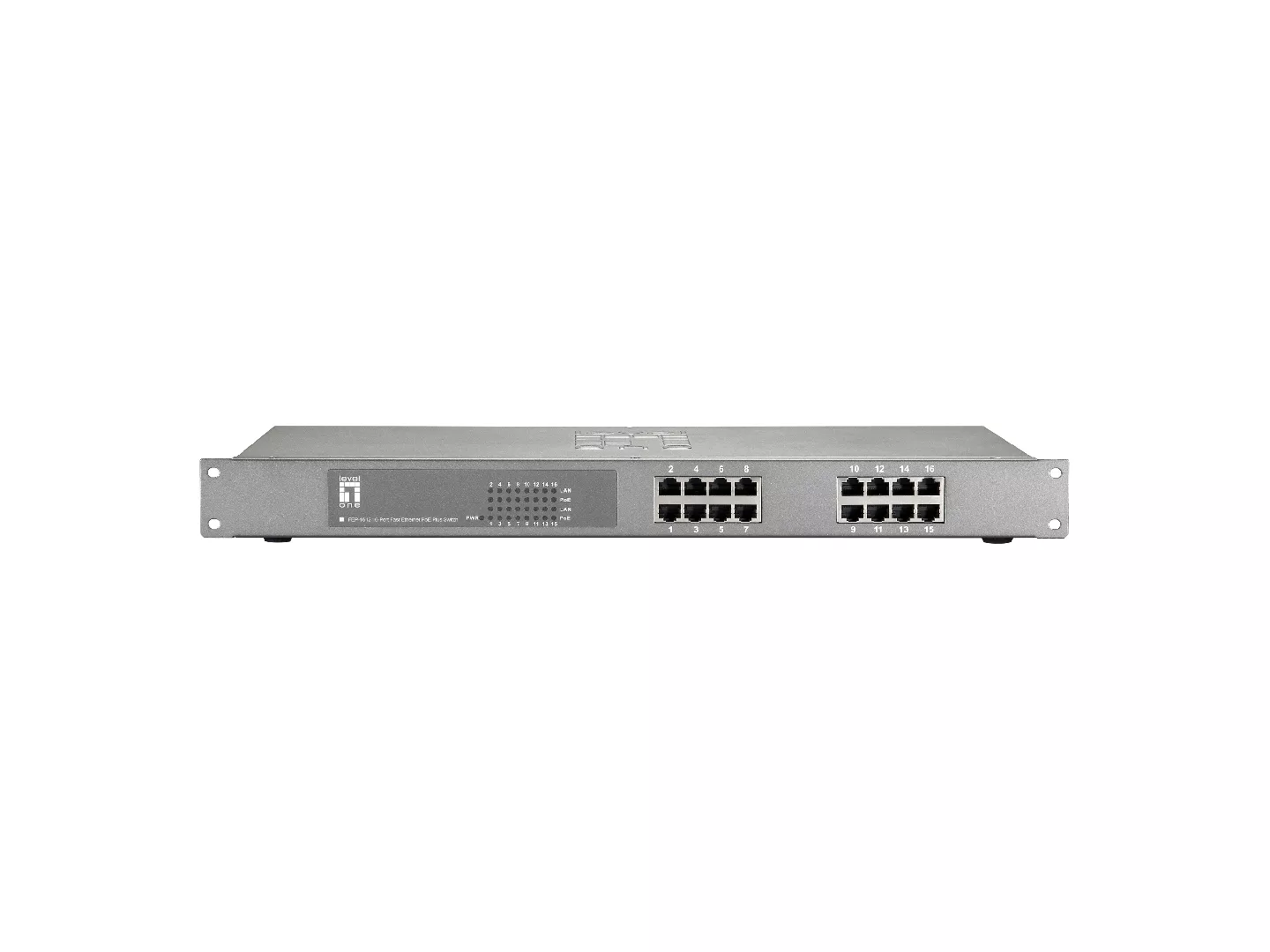 LevelOne 16-Port Fast Ethernet PoE Switch