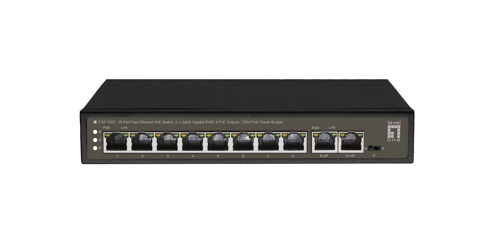 LevelOne FGP-1031 network switch Unmanaged Gigabit