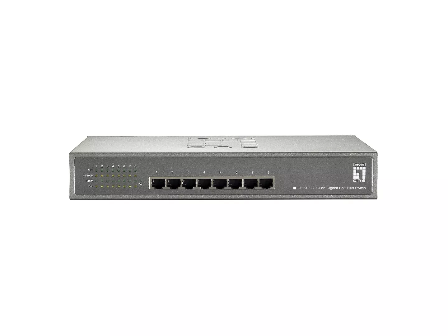 LevelOne 8-Port Gigabit PoE Switch  802