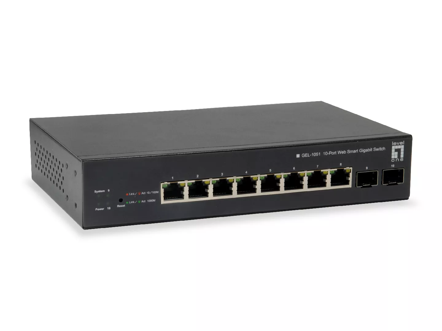 LevelOne 10-Port Web Smart Gigabit PoE