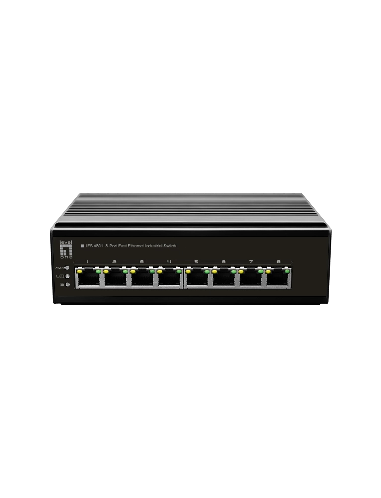 LevelOne 8-Port Fast Ethernet Industrial Switch