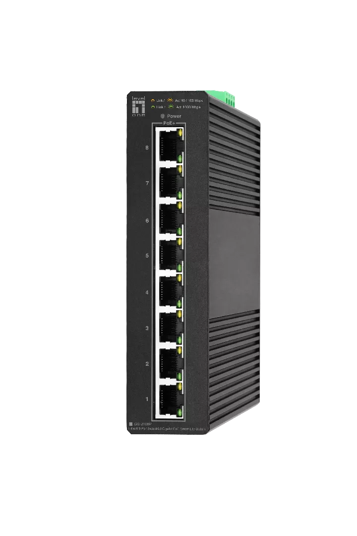 LevelOne Hilbert 8-Port Industrial Gigabit PoE