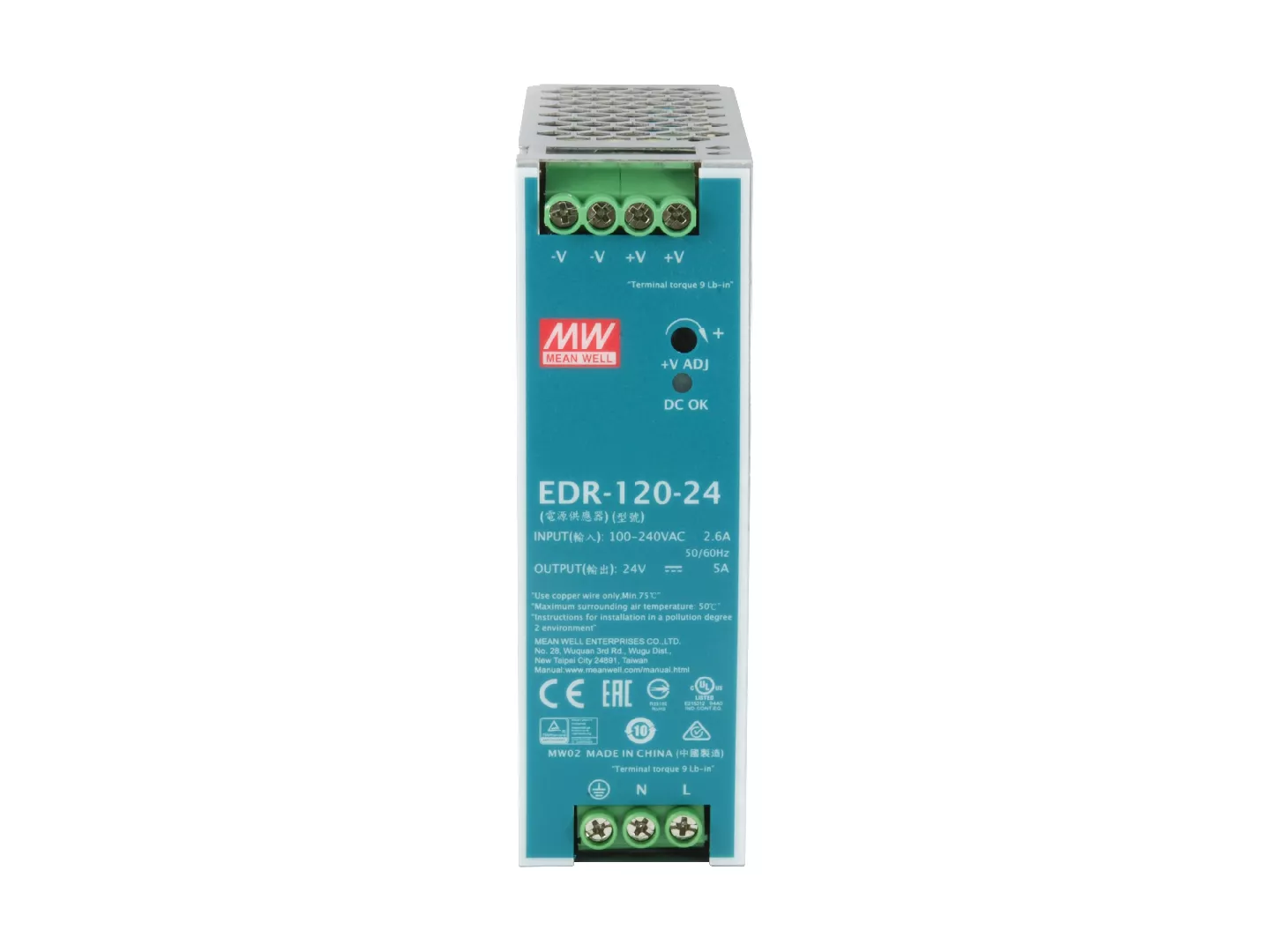 LevelOne POW-2441 barošanas avotu vienība 120 W Piparmētru krāsa, Sudrabs