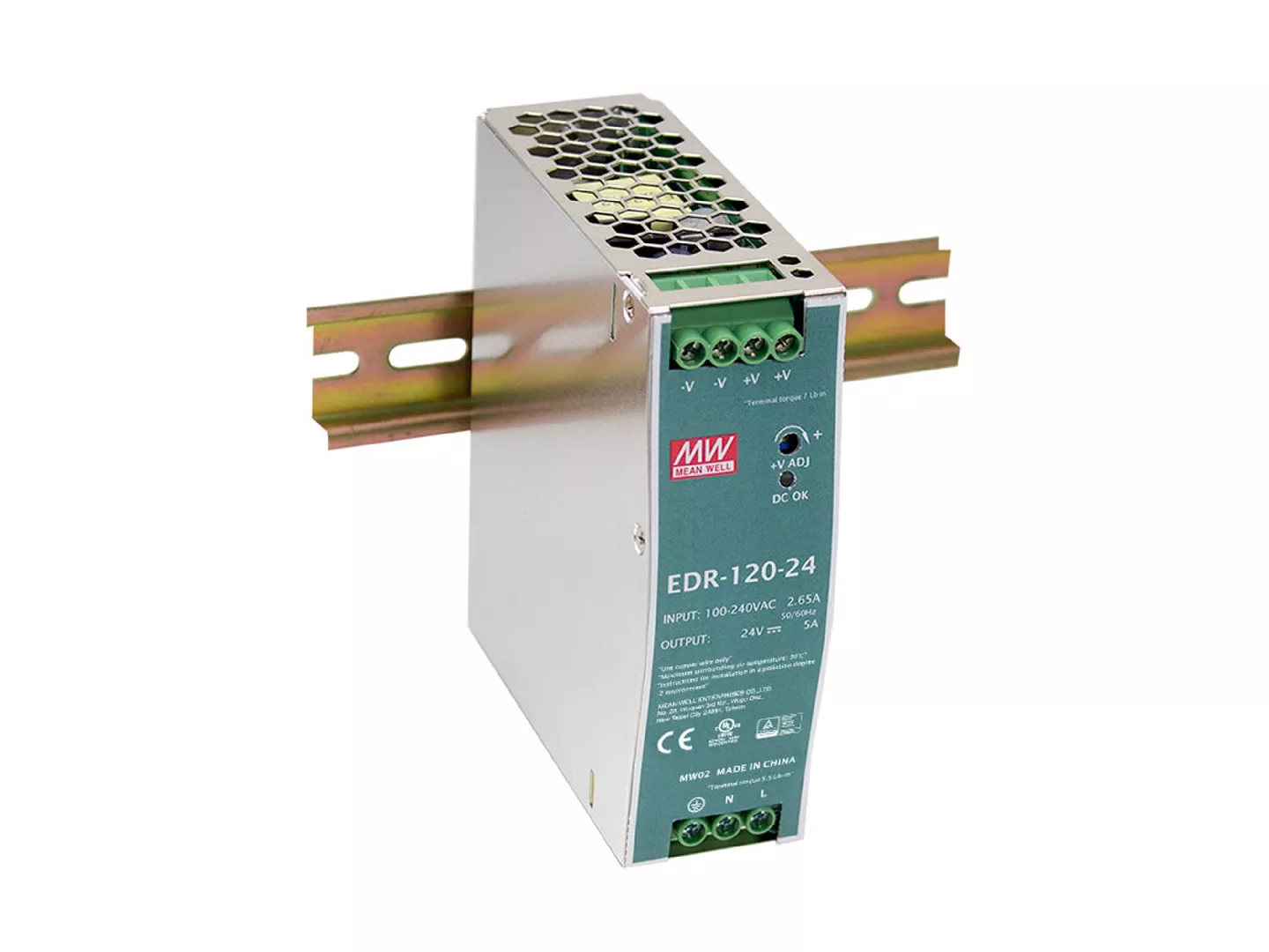 LevelOne POW-4841 barošanas avotu vienība 120 W Piparmētru krāsa, Sudrabs
