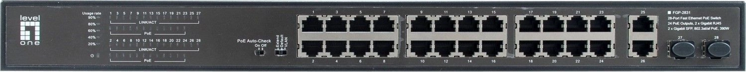 LevelOne FGP-2831 network switch Unmanaged Fast