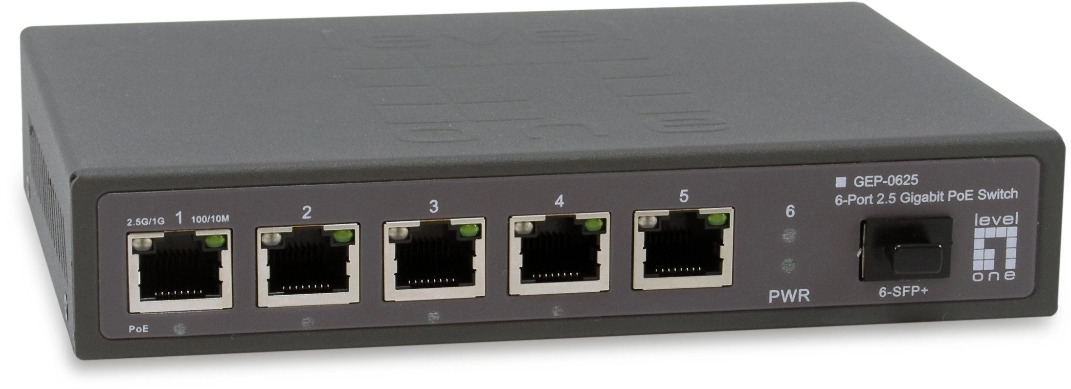 Switch LevelOne GB PoE+ 6-port 65W
