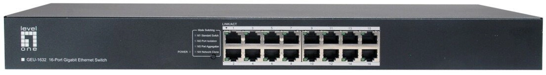 LevelOne GEU-1632 16-Port Gigabit Ethernet Switch