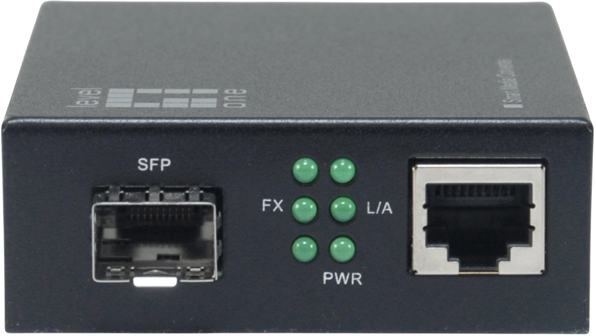 LevelOne Smart Gigabit RJ45-SFP Media Converter
