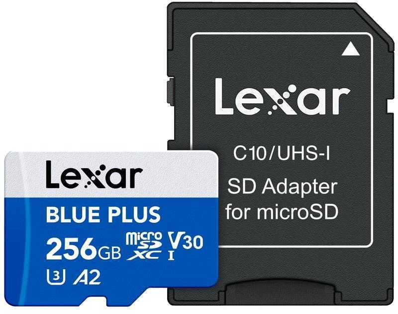 MEMORY MICRO SDXC 256GB UHS-I/W/A LMSBLPL256G-BNANG