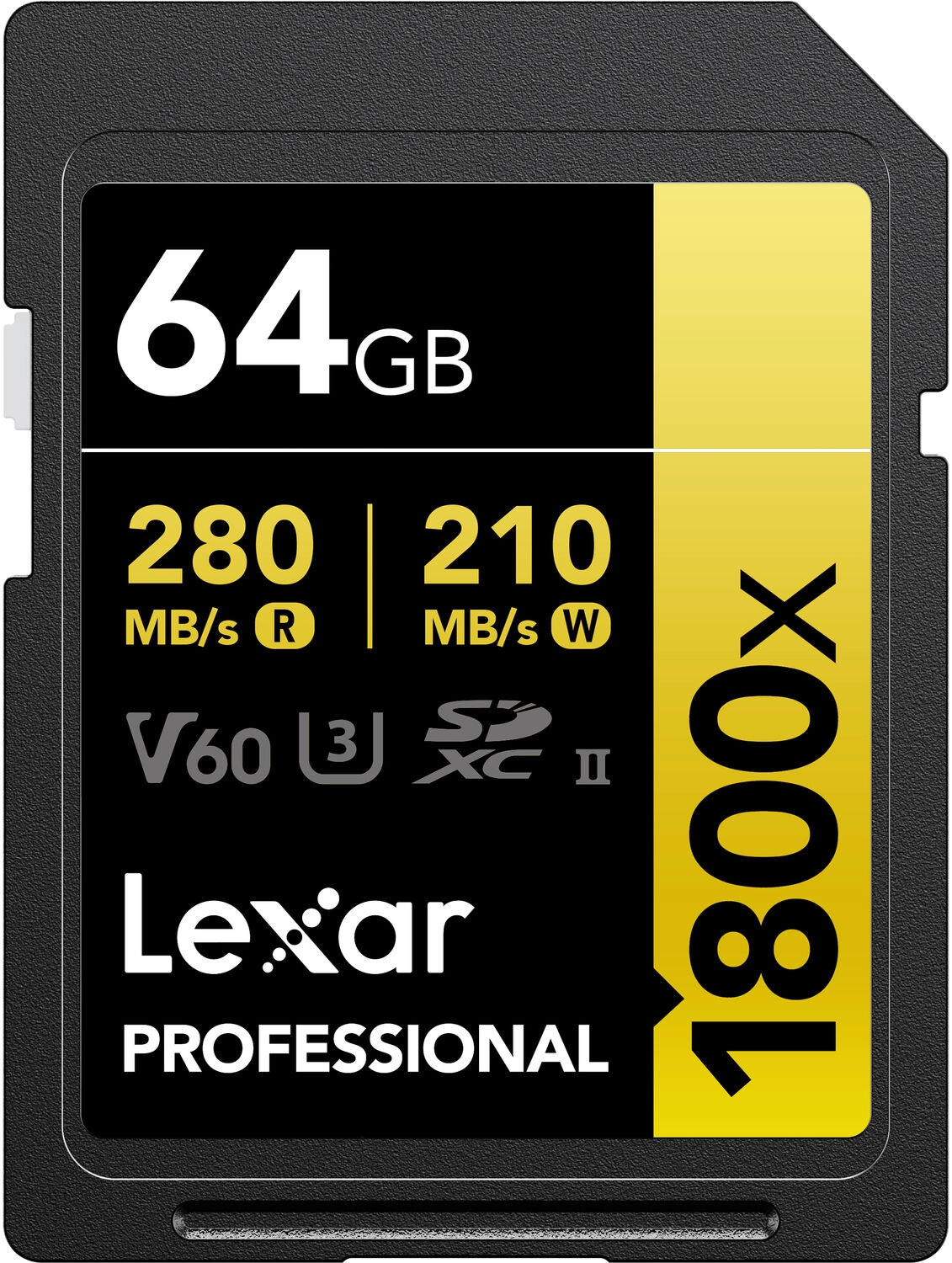 Lexar SDXC 64GB Professional 1800x UHS-II