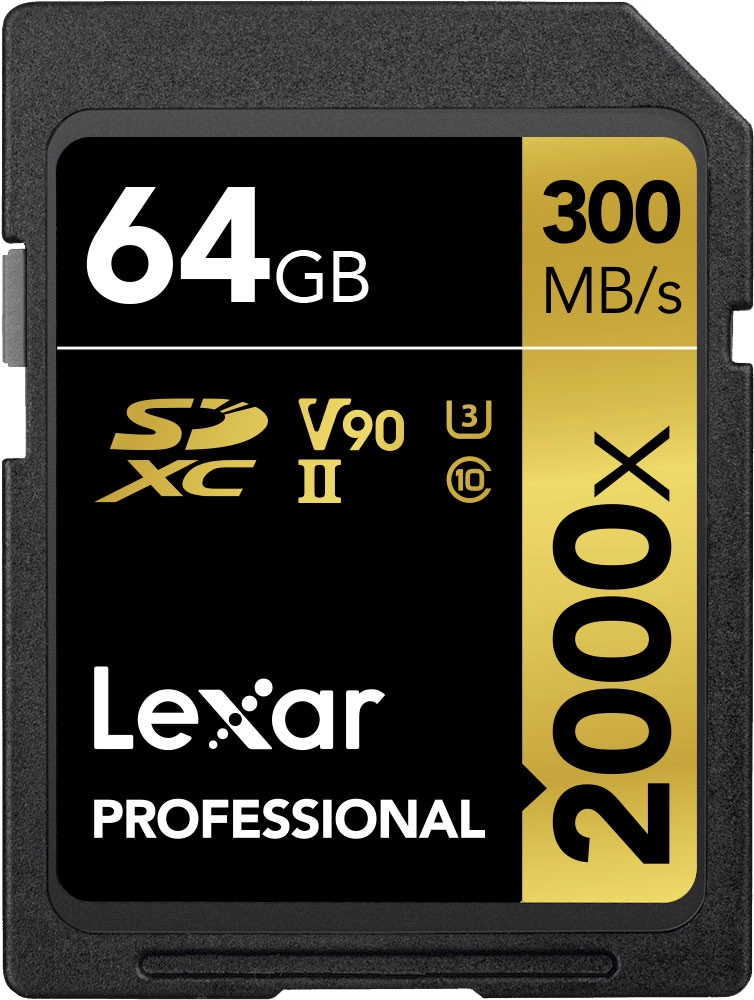 Lexar memory card SDXC 64GB Professional