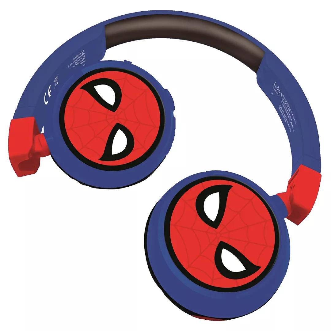Lexibook HPBT010SP austiņas un brīvroku komplekts Vadu &amp; Bezvadu Mūzika Bluetooth Zils, Sarkans