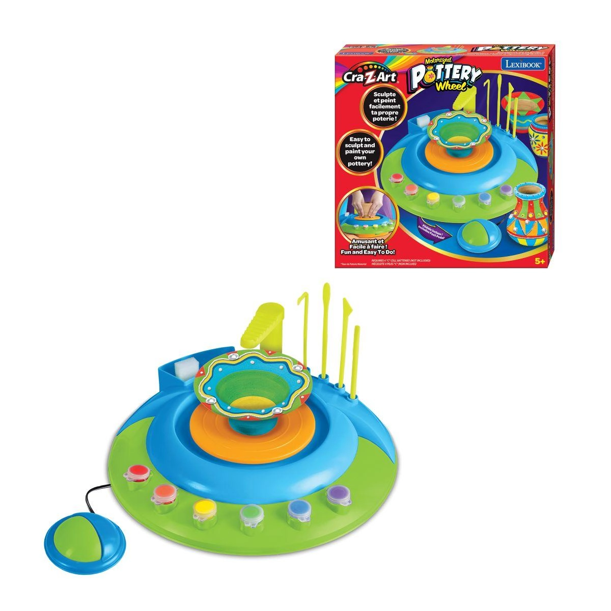 Lexibook - Motorized Pottery Wheel (CRPOT1)