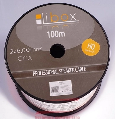 Libox Kabel głośnikowy 2x6 00mm LB0049