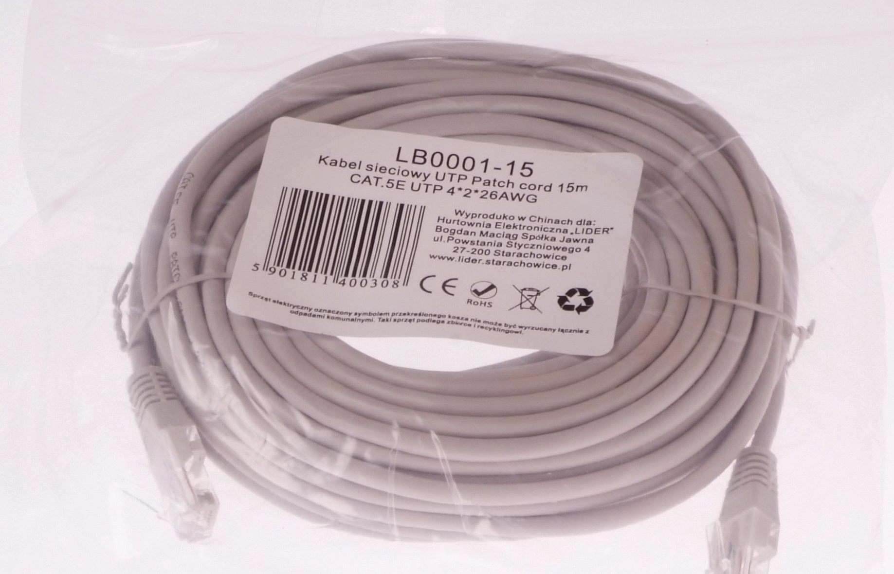 Libox UTP 15m CAT.5E UTP