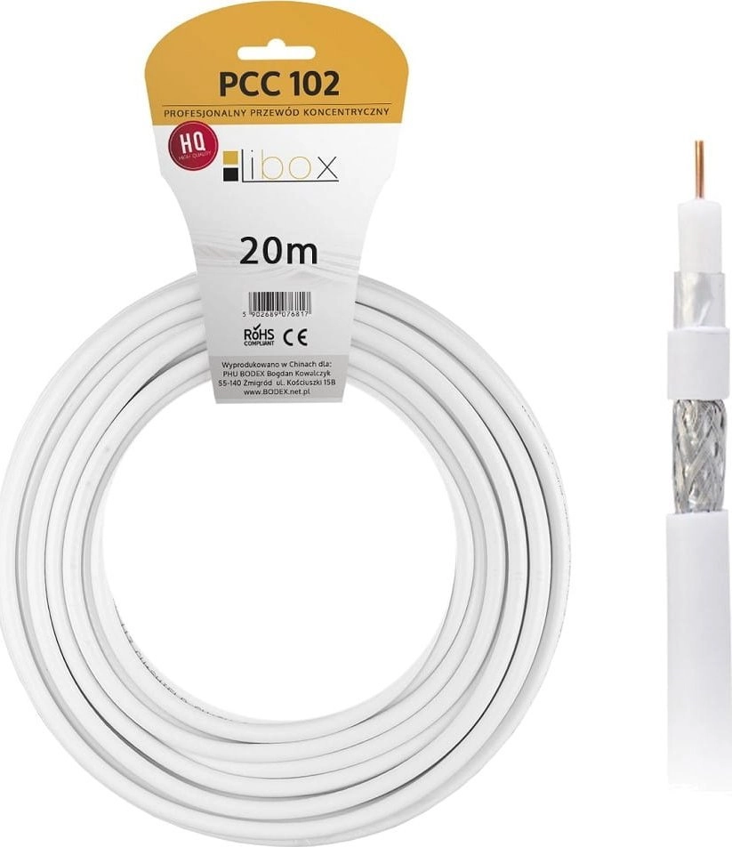 Libox Kabel SAT Trishield HD/20m PCC102-20