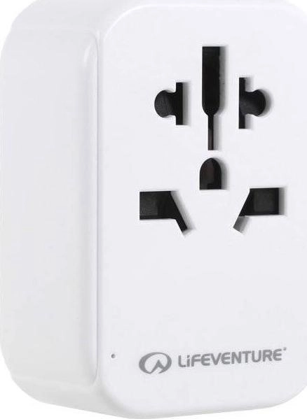 Lifeventure Adapter podróżny z USB i