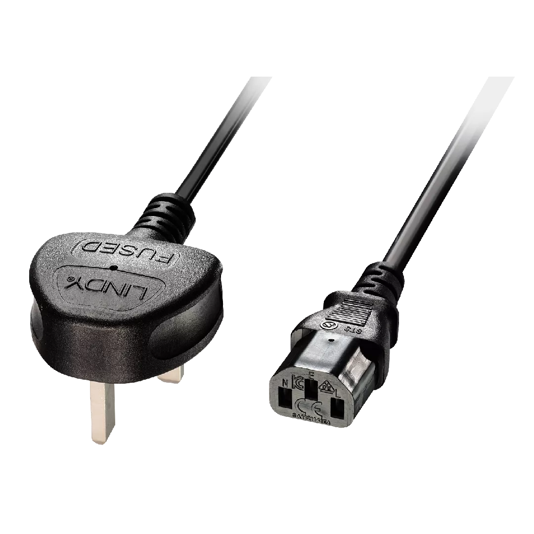 Lindy 5m UK 3 Pin Plug