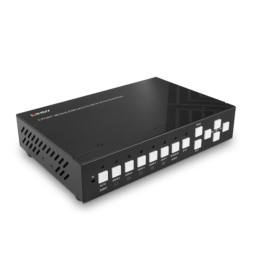 Lindy 5 Port Seamless Multiview KVM