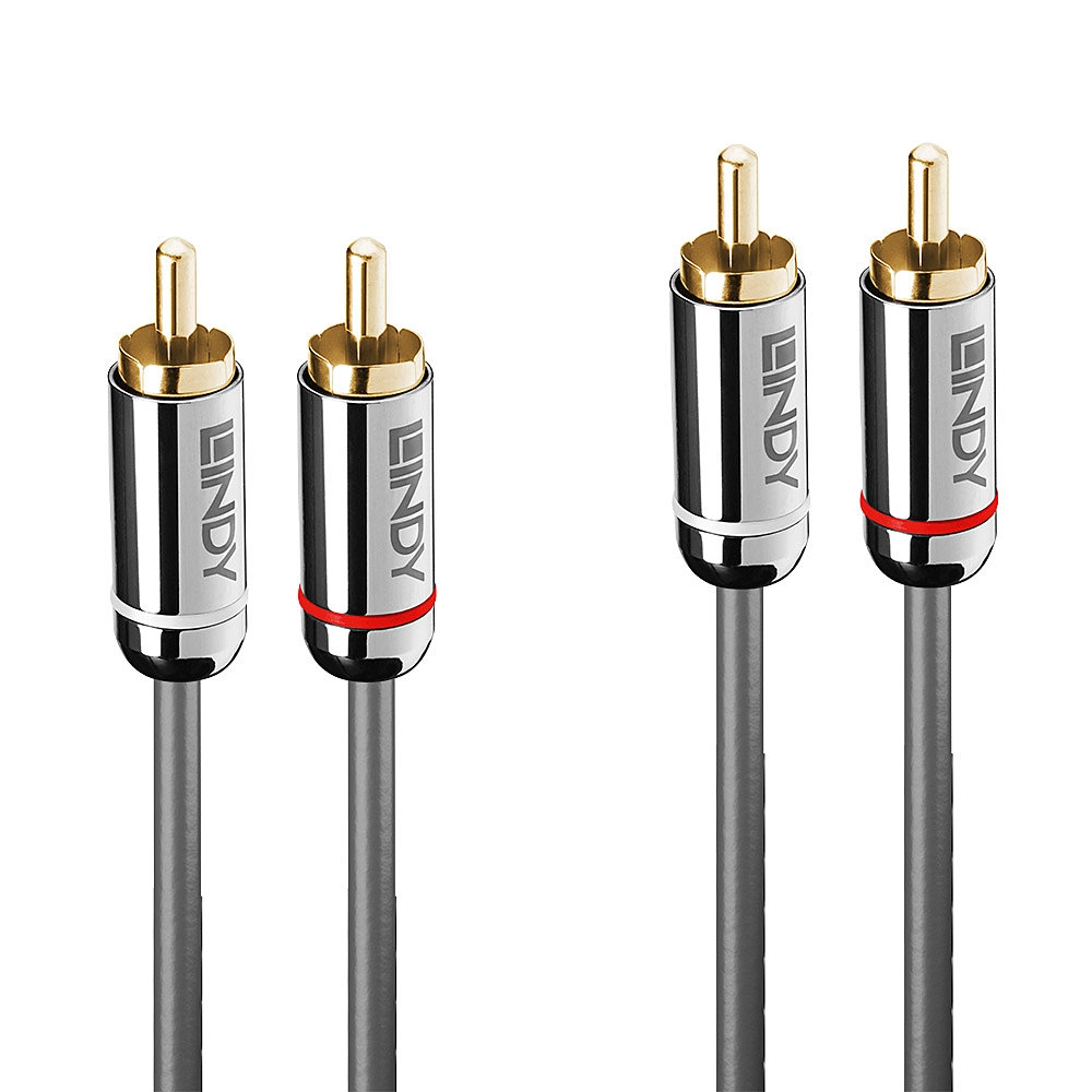Lindy 10m Dual Phono Audio Cable