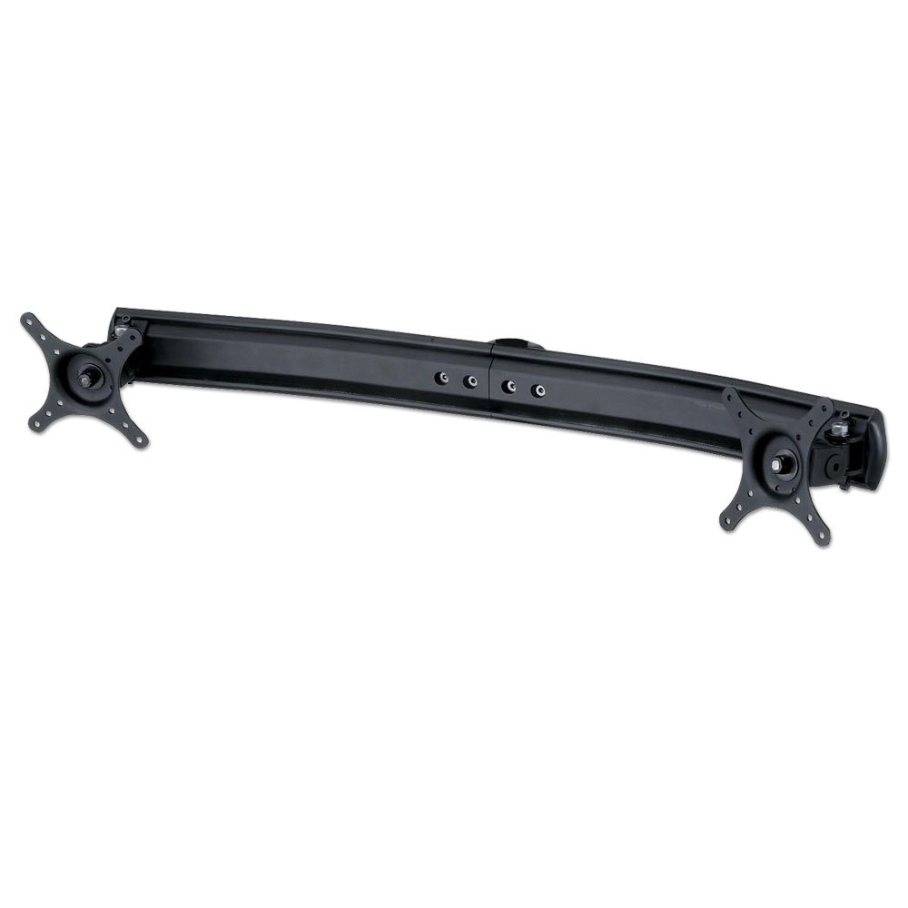 Lindy Dual Curved Arm Bracket  Black