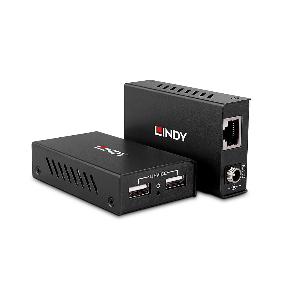 Lindy 100m 2 Port USB 2