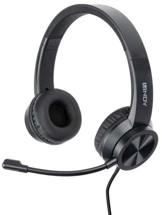 LINDY USB-C office headset with adapter