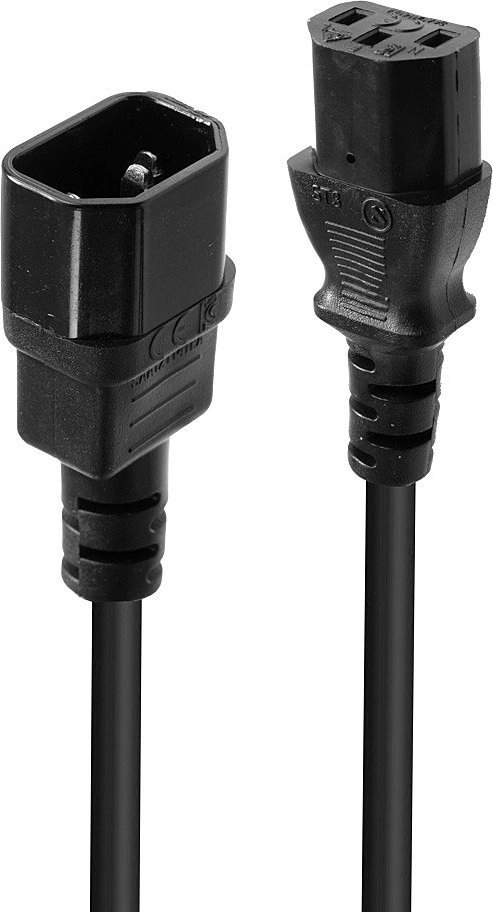 LINDY 0.5m IEC C14 and