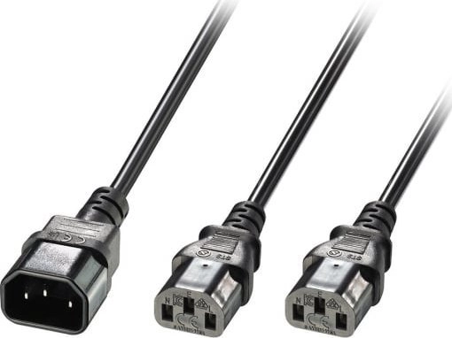 LINDY IEC power cable C14 and