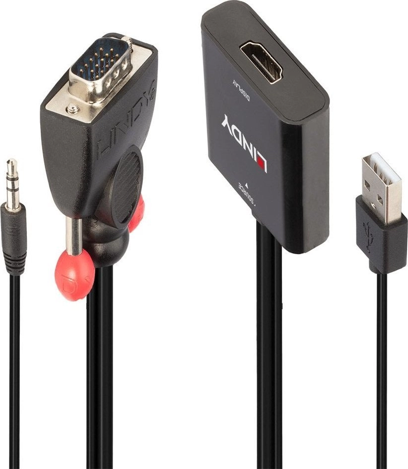 LINDY VGA Audio to HDMI converter